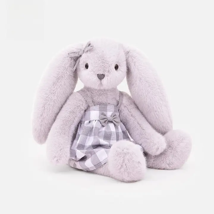かわいいウサギのぬいぐるみ【安眠用・抱きしめられるデザイン・女の子への誕生日プレゼント】
