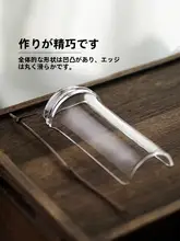 高級ガラス製 竹風透明茶さじセット【2〜3点セット・茶道用】