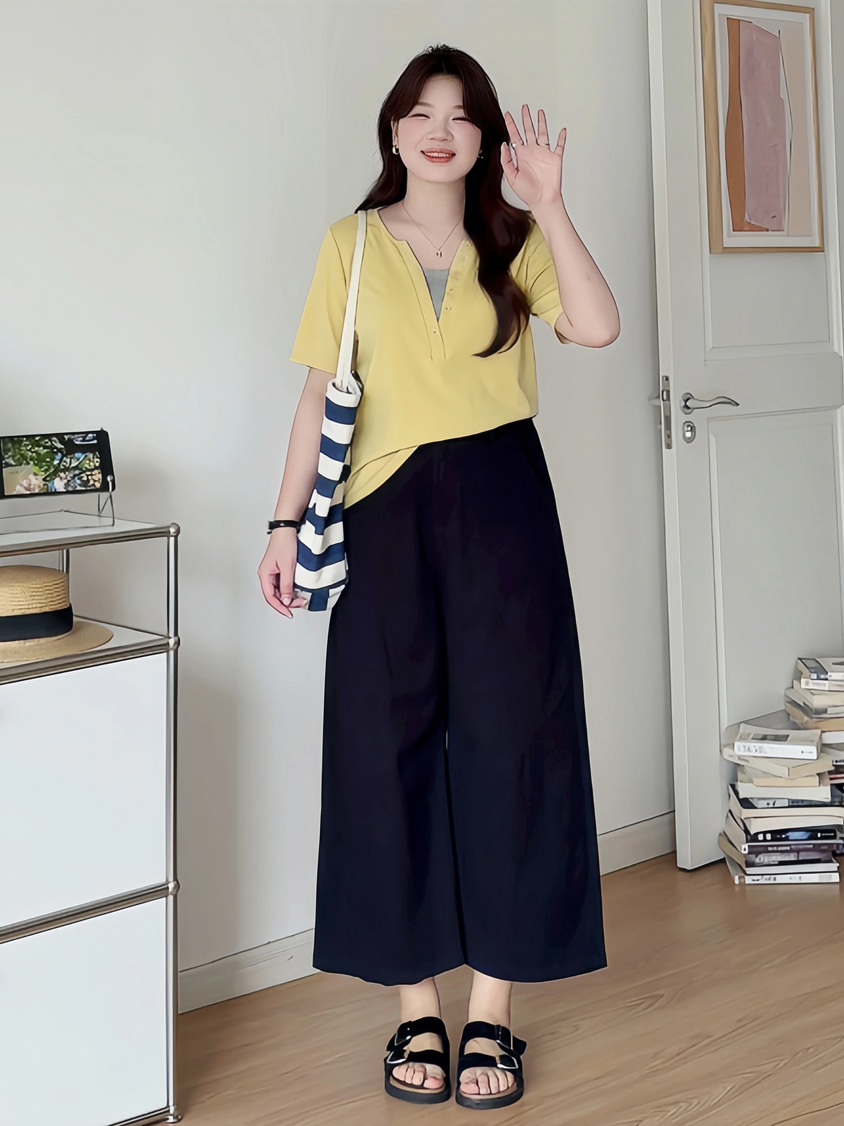 黒いワイドパンツをどう選ぶ？通勤から夏のレジャーまで、最適な使い方を解説