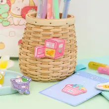 カートゥーン刺繍装飾シール【自粘布・手帳や衣類に対応】