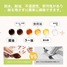 防水性と耐油性を兼ね備えた高級感あるリビング用テーブルクロス
