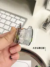 可愛いパンダデザインの便箋クリップ【アクリル製・学生用・書類整理】