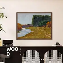 手描き油絵 中古風景画【民宿・リビング・玄関用】