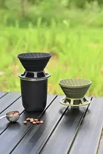 フィルター カップ 折りたたみ式 アウトドア 携帯 シリコン V60 ハンドドリップコーヒーポット フィルター キャンプ