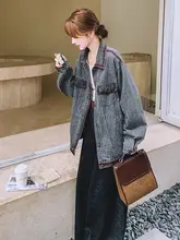 洗練されたデザインのデニムジャケット【春秋用・女性用・トレンド】