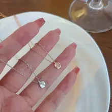 Lucky 豆豆ネックレス【シンプルデザイン・ロックボーンチェーン】