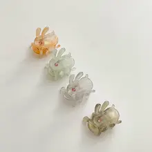 前髪クリップ レディース ミニ うさぎモチーフ サイド 碎髪クリップ コームクリップ 「FUNCOCO」