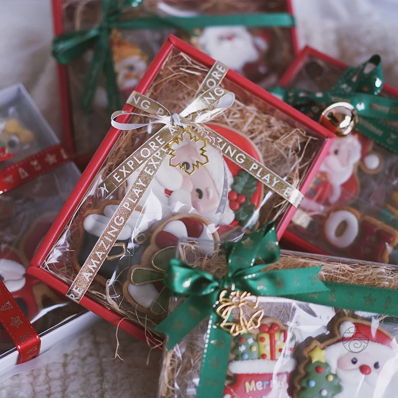 クリスマス飾り 鈴のミニペンダント【雪の花デザイン・リボン付き・クリスマス装飾用】