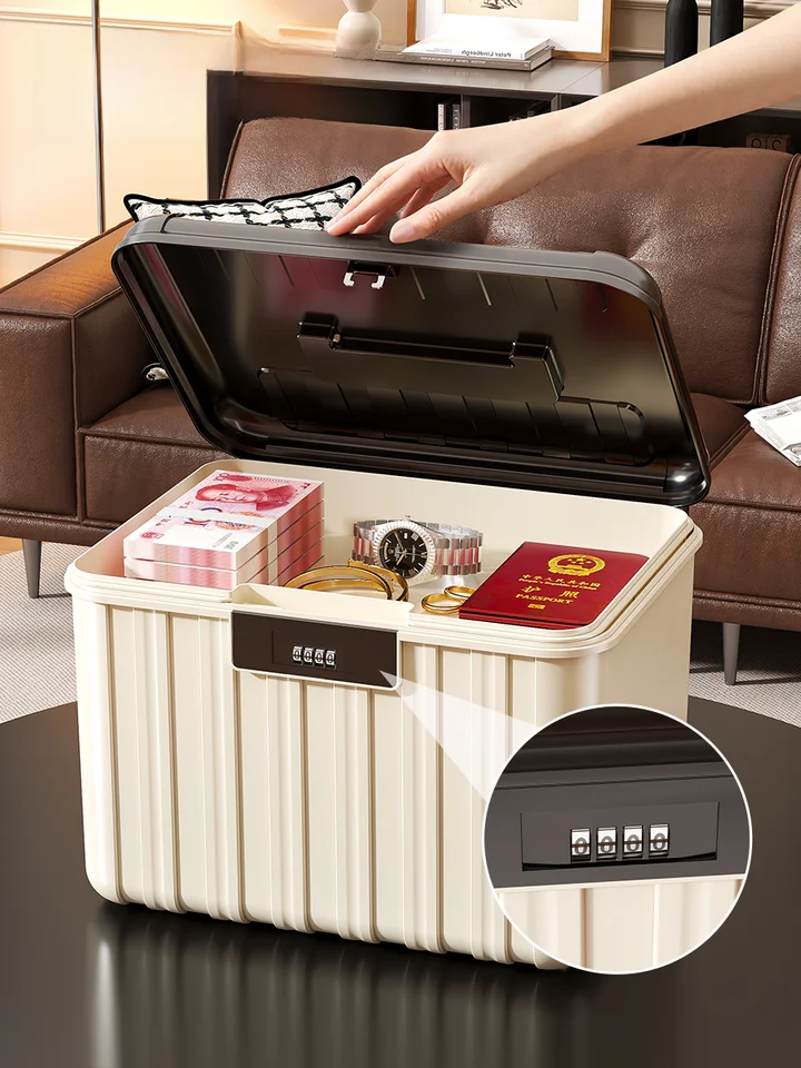 持ち運び可能な収納ボックス【貴重品収納・鍵付き・医療用品収納・大容量】
