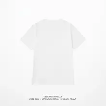 熊デザイン 半袖Tシャツ【夏用・ホワイト・温感変色】