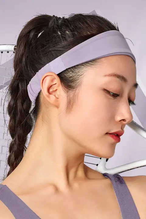 Aoyi 女性用スポーツヘッドバンド【汗止め・ランニング・フィットネス・ヨガ用・吸汗タイプ】
