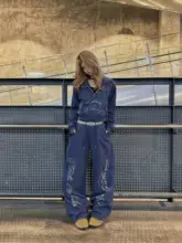アメリカンビンテージ風デザインのロゴ入りスウェットパンツ【春用・フィット】（セットアップ対応）