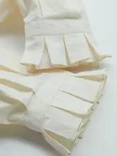 フランス風レトロリバーシブルラッフルカラーシャツ【上品なデザイン・おしゃれ】