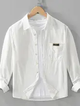 長袖コーデュロイシャツ【春秋用・ゆったりフィット・男性用・カジュアル】