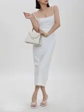 BELIN 薄荷グリーンのロング＆ショート丈ノースリーブドレス【ウエストシェイプ・プリーツ・夏用】