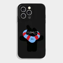 スマホケース iPhone 14 15 16 16ProMax 対応 オリジナルイラスト 耐衝撃 マット フルカバー ソフトケース 可愛い 上品 カートゥーン