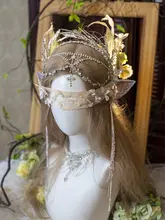 ロリタスタイル コスチューム用髪飾り【大人用・子供用・森のテーマ・結婚式用】