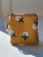 ミニポーチ キーケース コインケース イヤホンケース オリジナル ハンドメイド 刺繍 布製