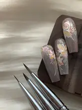 1CM2 ネイルアート彩色筆【細密デザイン・木製・セット】