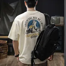 アメリカンレトロヘビー半袖 Tシャツ