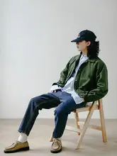 MBBCAR メンズ＆レディース 美式復古 コーチジャケット【防風デザイン・山系作業用・ナarrow幅】
