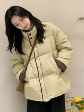 女性用 大きいサイズの立襟デザインのボンバージャケット【冬用・暖かい・ルーズフィット】
