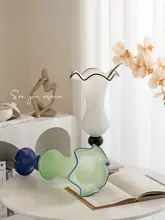 フランス風デザインのガラス花瓶【水耕栽培用・中世風・高級感】