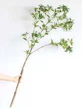 北欧風 フェイク吊るし植物【緑の枝と葉っぱ・室内装飾用】