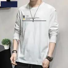 春秋用 メンズ長袖Tシャツ【純綿・印刷デザイン・クルーネック・カジュアル】