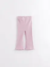 女の子用万能ストレッチニット フレアパンツ