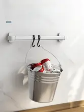 浴室用 壁掛けスリッパラック【穴あけ不要・水切り機能付き・収納便利】