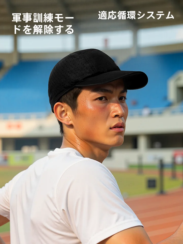 男女兼用 音速猫デザインの子供用日よけ帽子【スポーツ・ランニング・防晒】