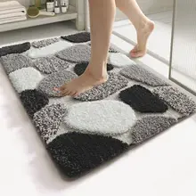 バスマット 玄関マット 厚手 吸水 滑り止め 家庭用 寝室 トイレ 洗面所