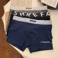 男性用綿100%内 underwear【通気性・抗菌・快適なスポーツ用ボクサーブリーフ】