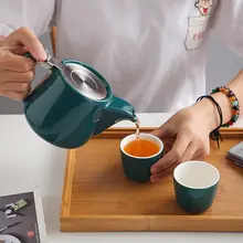 陶器ティーポット 大容量 家庭用 お茶を淹れる 分離型 功夫茶具
