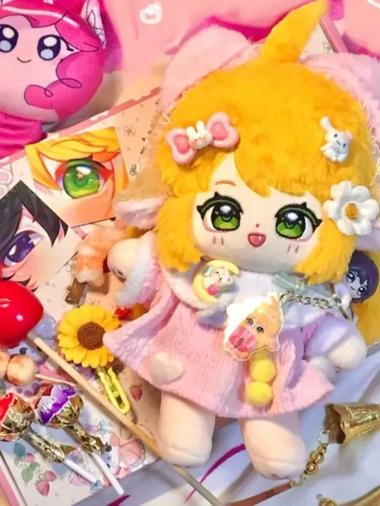 狐妖キャラクターのぬいぐるみ【コットン製・アニメ関連・プレゼントに最適】