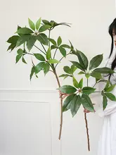 北欧スタイルのマツバギク造花【デスクトップ用・観葉植物・緑のインテリア装飾】