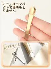 クリームスプーン 目元用 金属製 眼霜マッサージ棒 フェイスリフトケアツール