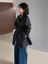 Rouje Damas レディース ブラックレザーショートジャケット【秋冬用・高級感】