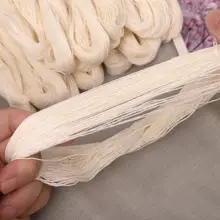 手縫い糸 綿糸 コットン 太め 白 黒 布団縫い 服の補修 家庭用