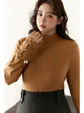 極上の柔らかさ！冬用ハイネックインナー【ダブルサイドフリース・大きいサイズ・女性用】