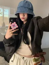 秋冬用フェミニンフラットバケットハット【ゆったりとしたフィット感・インスタ風】