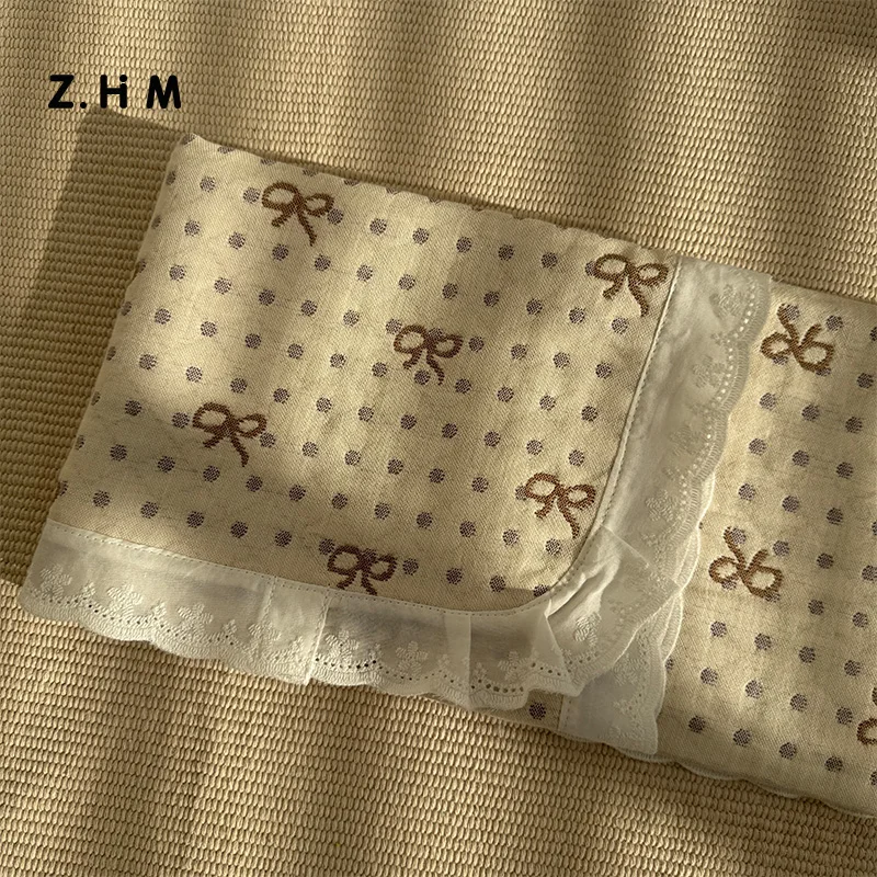 韓国風レースデザイン 枕カバー：純綿素材で快適な睡眠を実現