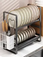 皿収納ラック キッチン 使用シーン ステンレス