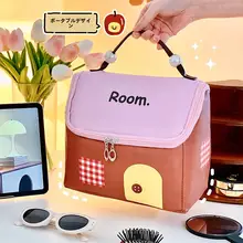 かわいいデザインの大容量メイクアップポーチ【ポータブル・旅行用】
