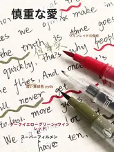 ダブルヘッド毛ブラシアートラインペン【ソフト先端・学生向け水彩画用】