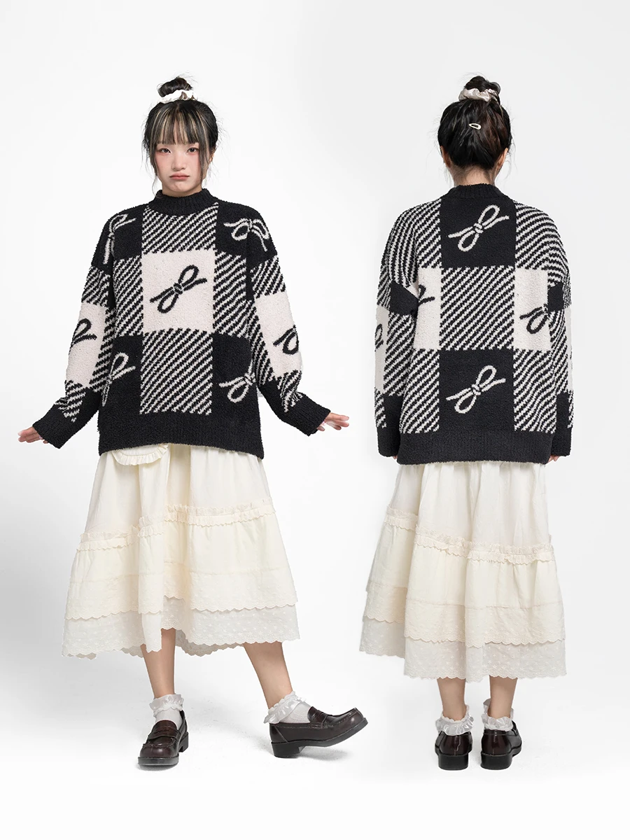 可愛い セーター ブランド PINKDOG の秋冬加厚ルーズフィットセーターはどんな特徴があるのか
