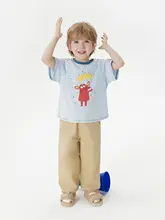 半袖Tシャツ キッズ ボーイズ コットン  かわいいペイント柄 カジュアル 夏