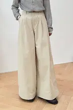 ハイウエストパンツ【秋用・ストレート・フレア・女性用】