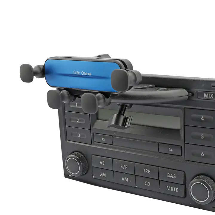 車用スマホホルダー【CDスロット取り付け・重力支援・汎用タイプ】